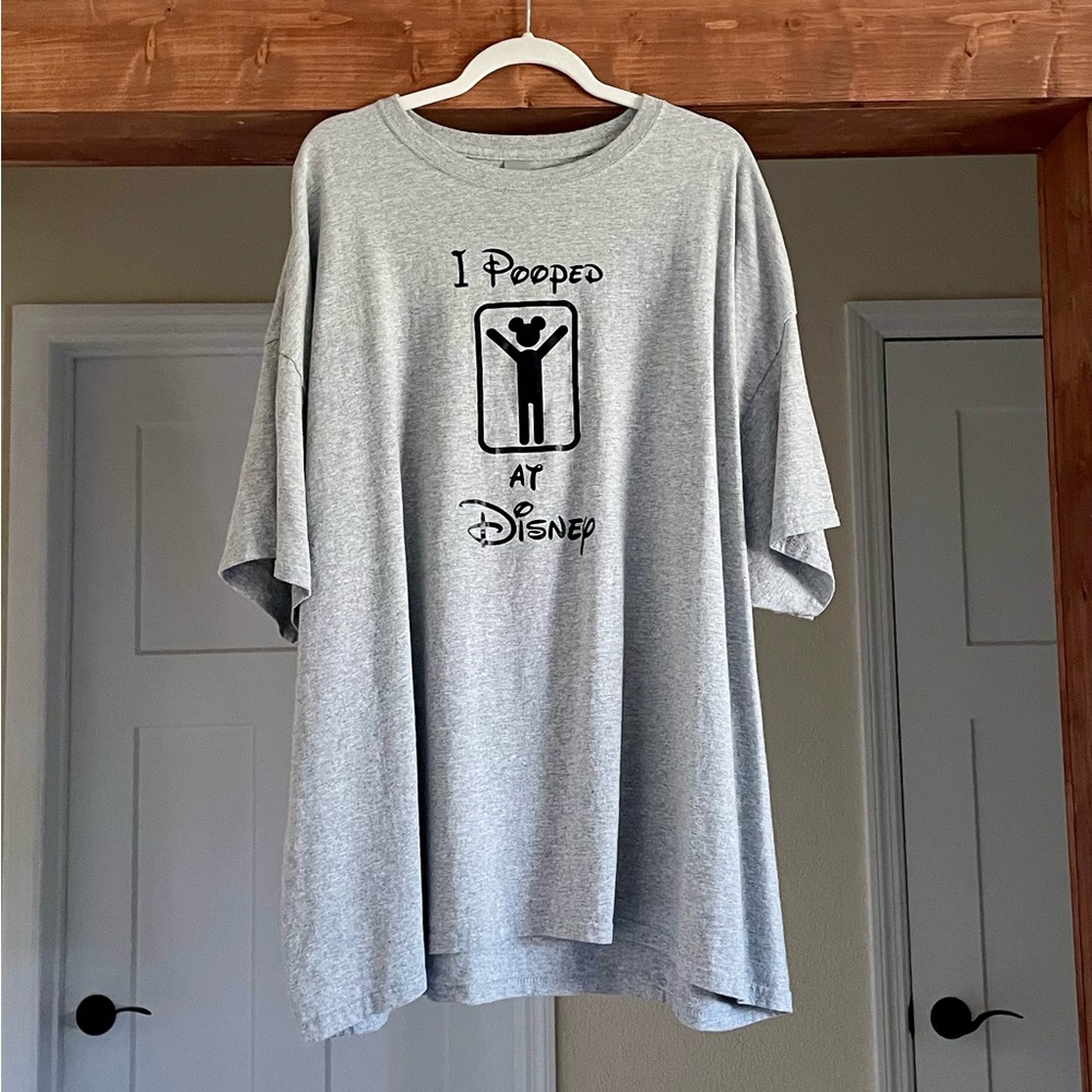 Disney T-Shirt Shirt Size 4XL “I Pooped At Disney” Men’s